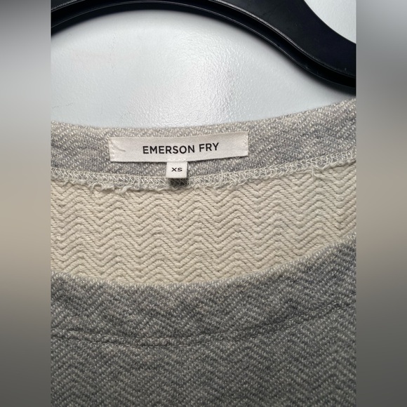 Emerson Fry Gray Alice Tunic Dress Puff Sleeves Size XS - Picture 5 of 10